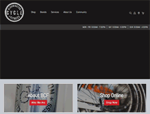 Tablet Screenshot of bloomingtoncycleandfitness.com